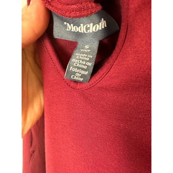 ModCloth Red Peplum Shirt - Picture 8 of 8